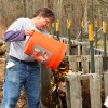 Compost Happens…at EHF! emptying scraps