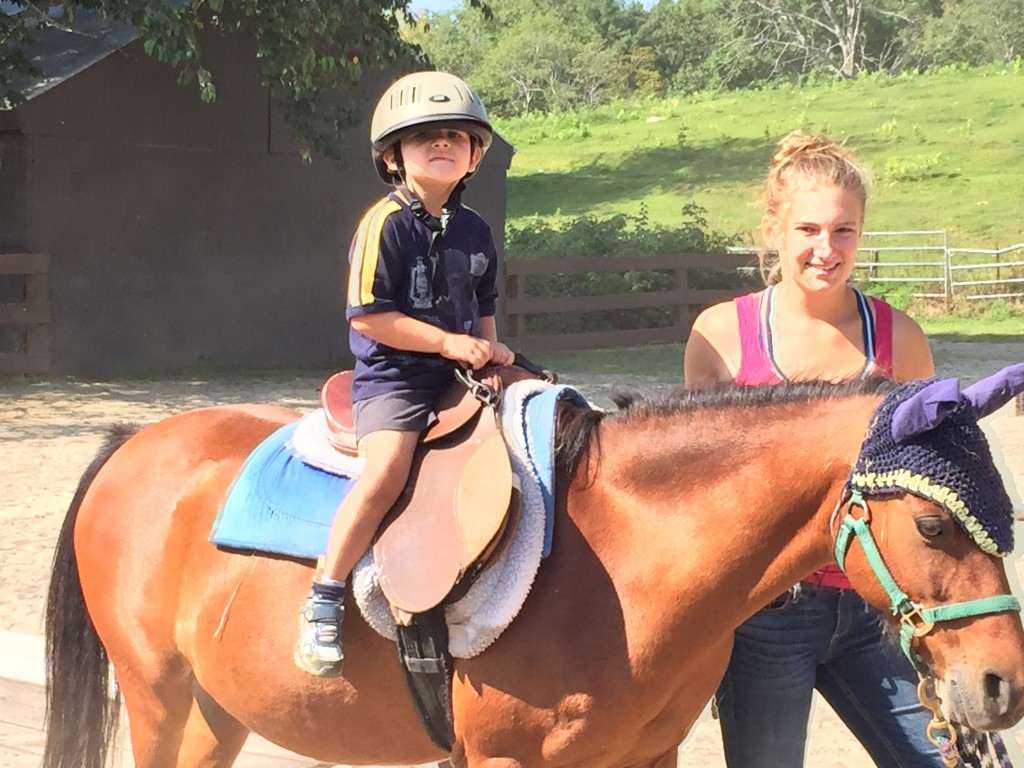 Pony Rides at Preschool Field Trip