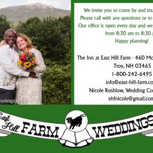 East Hill Farm Wedding