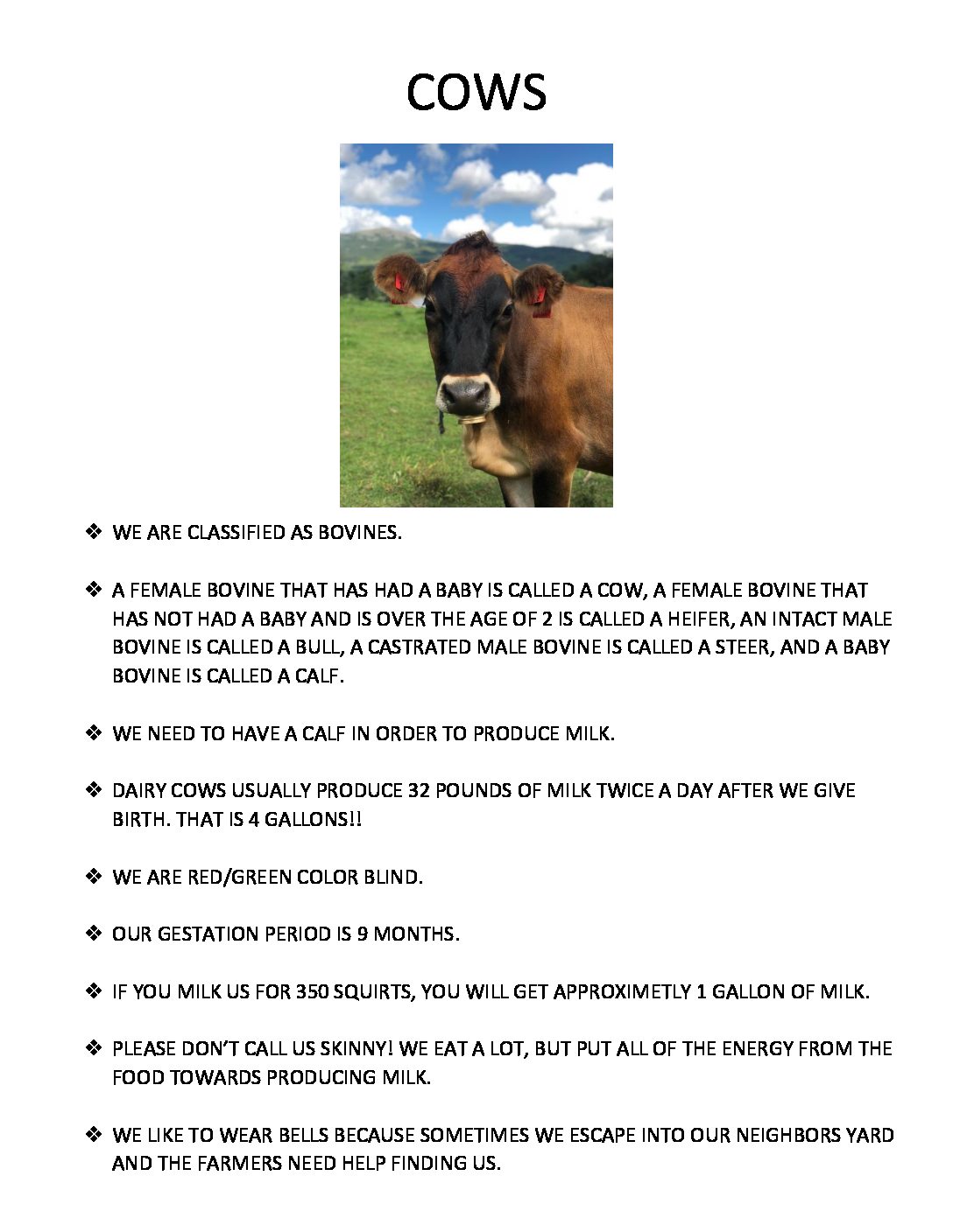 cow-fun-facts – The Inn at East Hill Farm