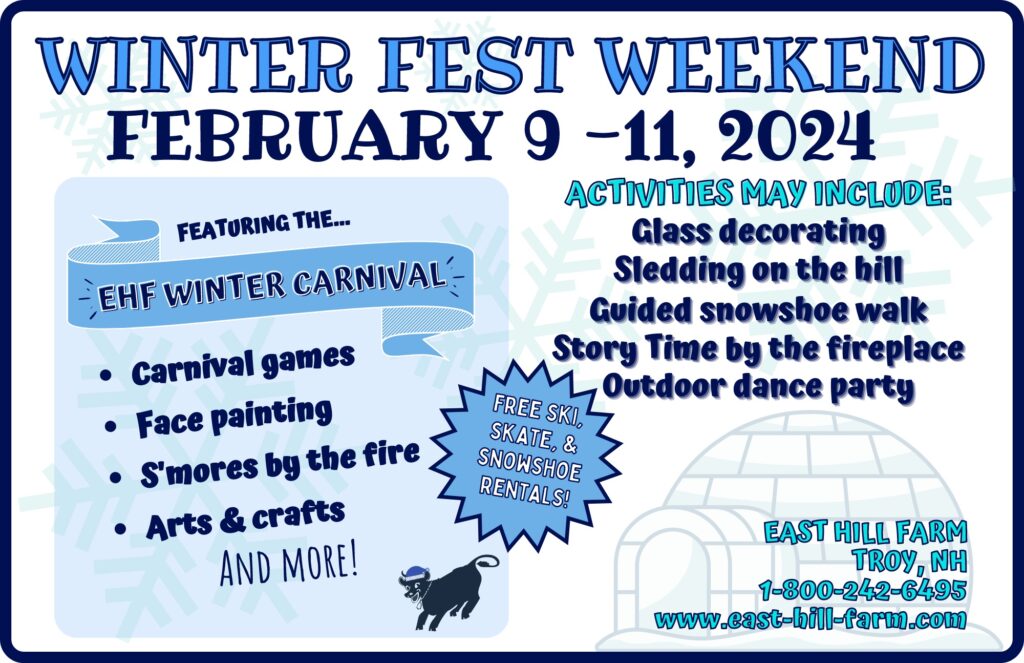 winter fest weekend east hill farm feb 9-11-2024