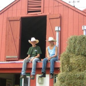 kids-on-barn-roof